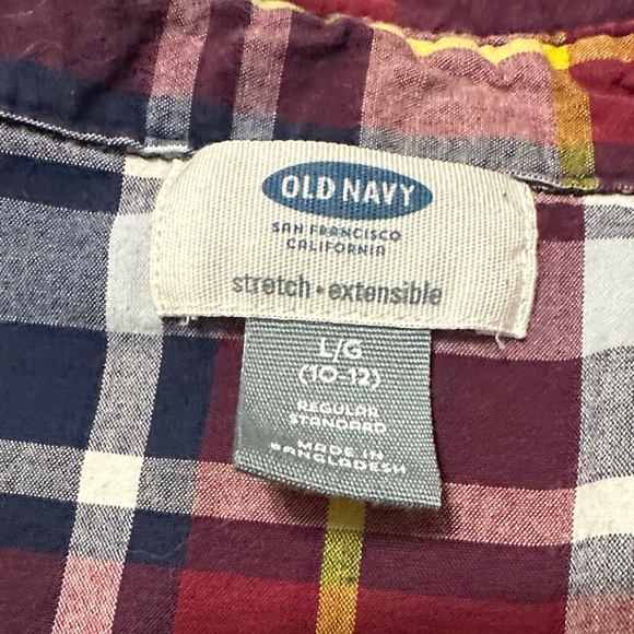 2 Casual Plaid Button-Down Shirts for boys - Picture 3 of 3